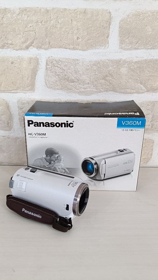 【美品♪】Panasonic FULL HD ビデオカメラ HC-V360M