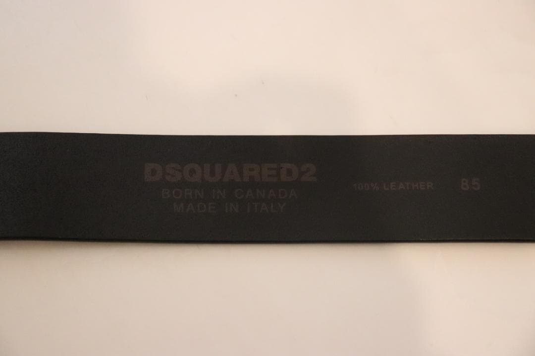 DSQUARED2 ディースクエアード2新品レザーベルト 85 伊製50600円