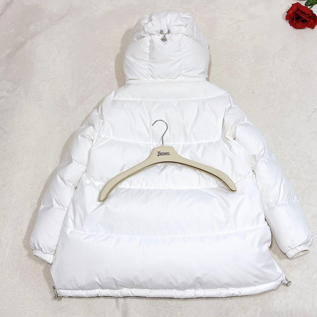 ヘルノ　ラミナー　ゴアテックス　ダウンジャケット　ホワイト　40 レディース