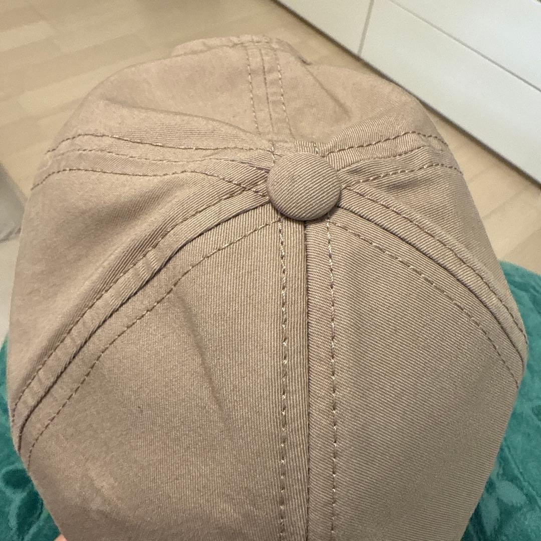 CELINE ベージュ ベースボールキャップ L