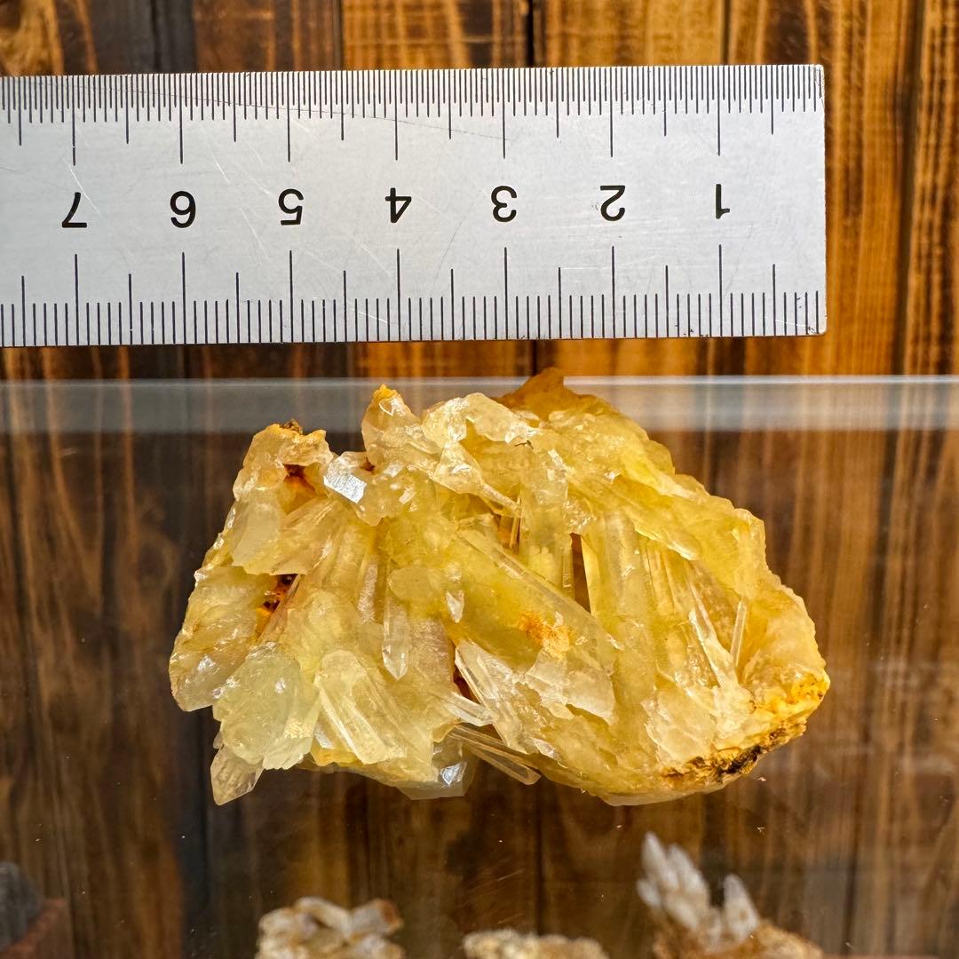 レモン水晶 クラスター 国産鉱物 奈良 希少