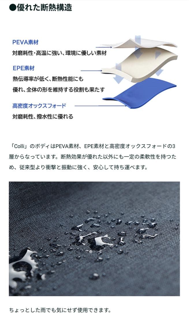 T*A様 ポータブル冷温庫 colli　クラウドファンディング　車載冷蔵庫　保温