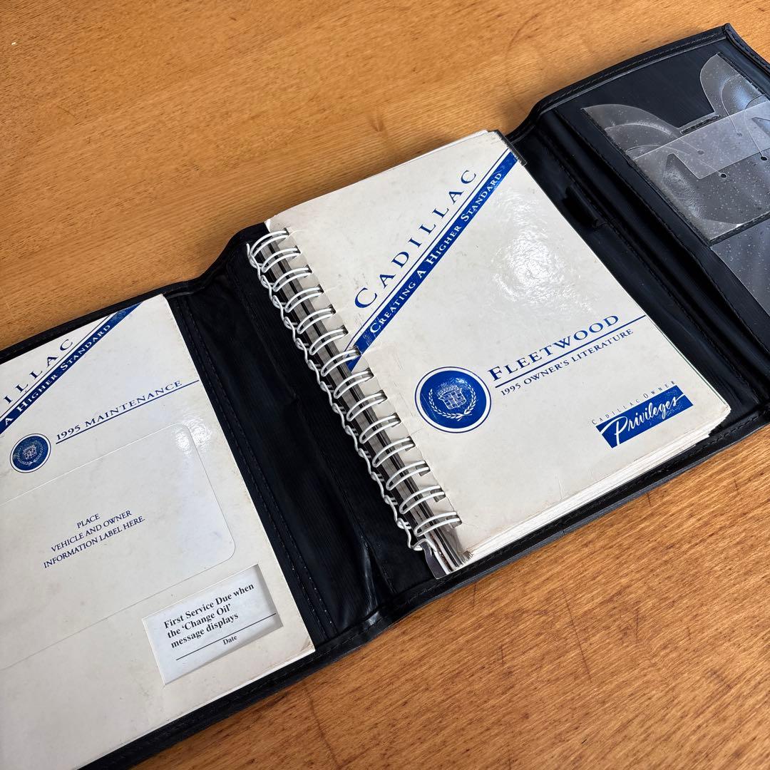 1995年Cadillac Freetwood ブロアムオーナーズマニュアル