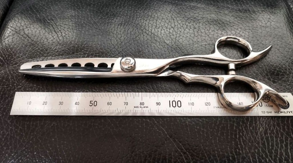 神田文一商店 Jin セニング 理容師 ハサミ 7-17 日本製 梳き鋏
