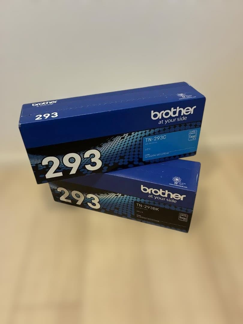 Brother TN-293 シアン、ブラック　純正トナー2色セット