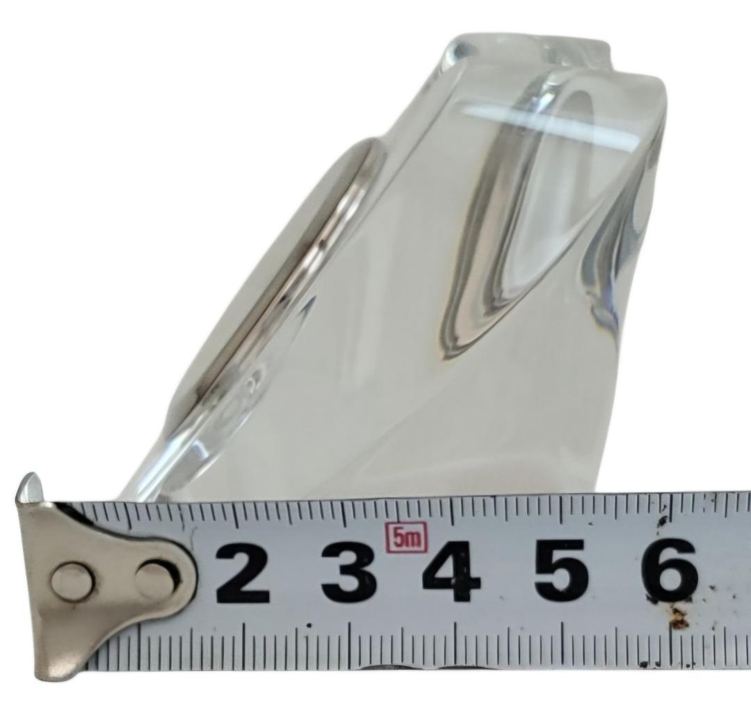 ☆美品 Baccarat / バカラ ハート型 置き時計 稼働品 約369g!!