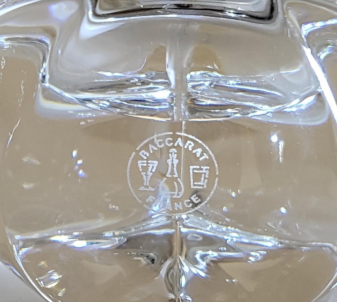 ☆美品 Baccarat / バカラ ハート型 置き時計 稼働品 約369g!!