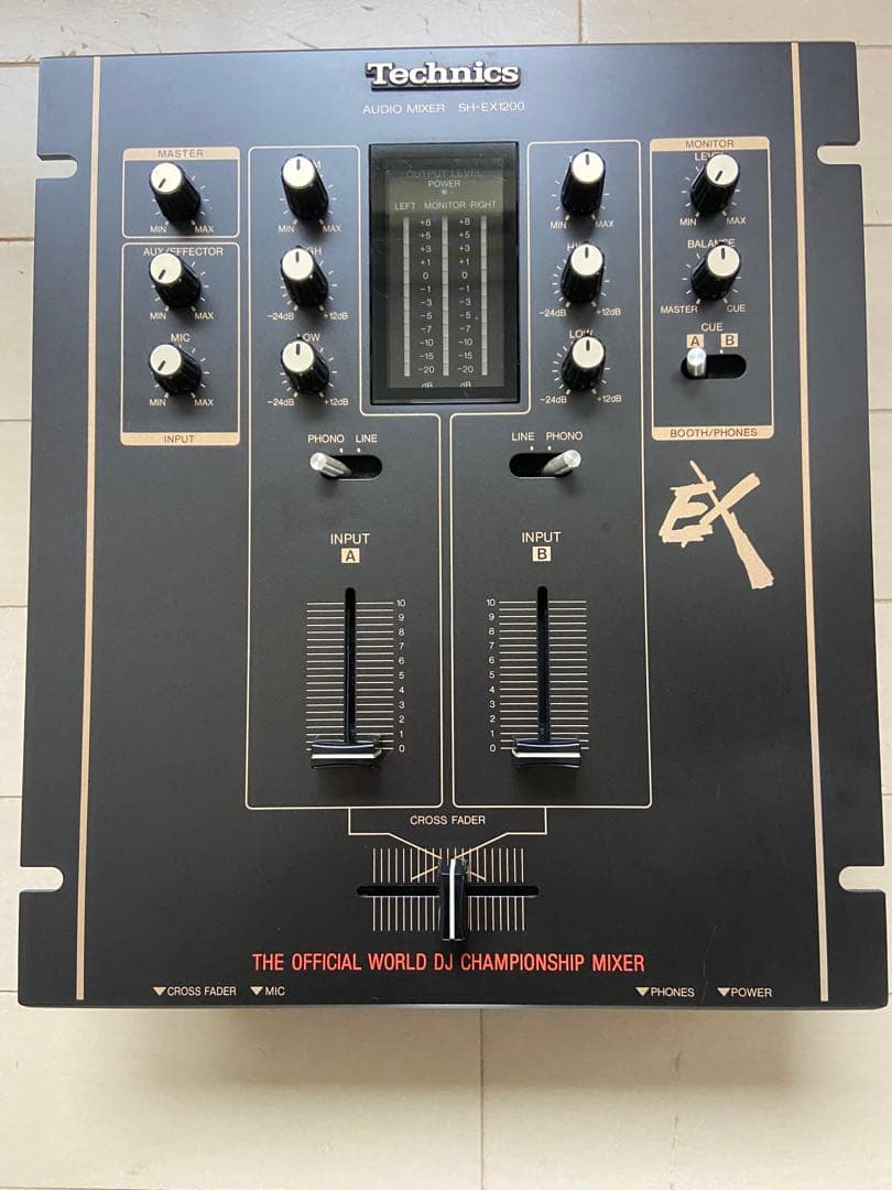 整備済み美品　technics sh-ex1200 DJミキサー