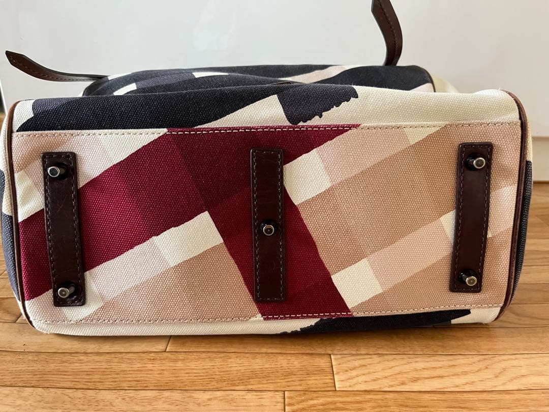 希少　BURBERRY ESTABLISHED メガチェック　トートバッグ