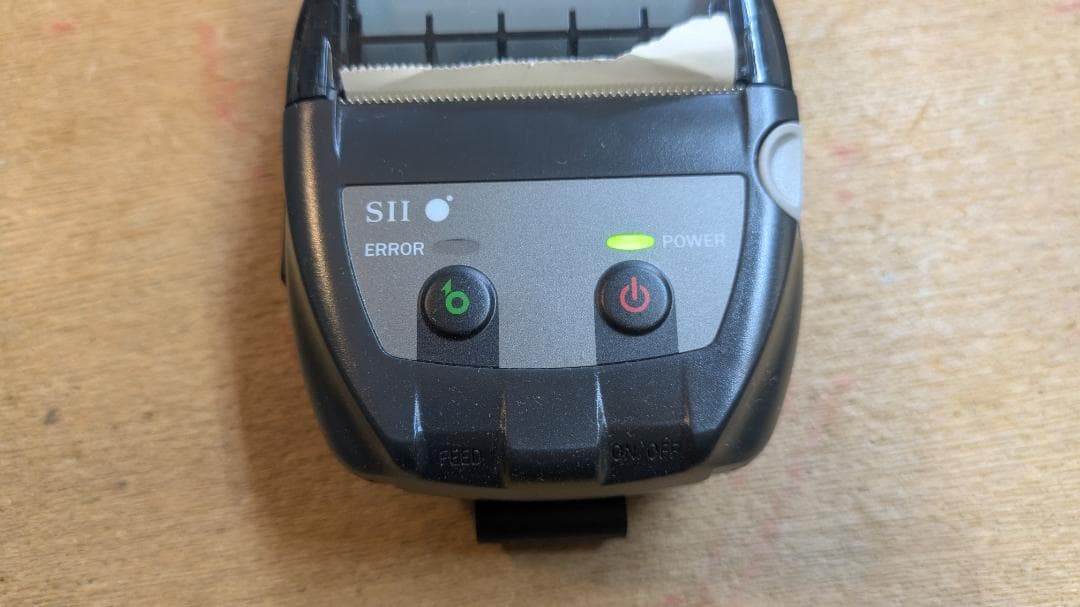 サーマルプリンタ　SII MP-B20 レシート モバイル　ケース　感熱紙つき