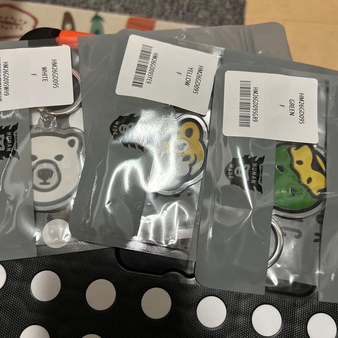 human made ヒューマンメイド キーホルダー 3点セット