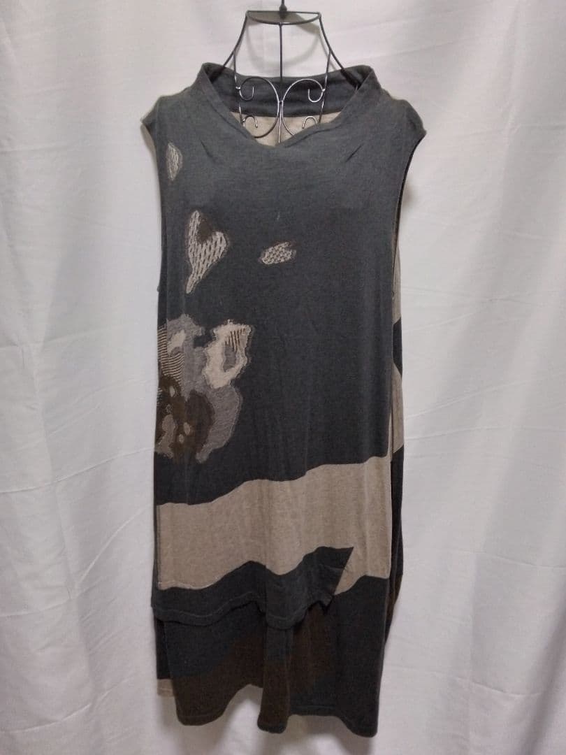 ninaセンソユニコ　慈雨　ジウ　ノースリーブ ワンピース