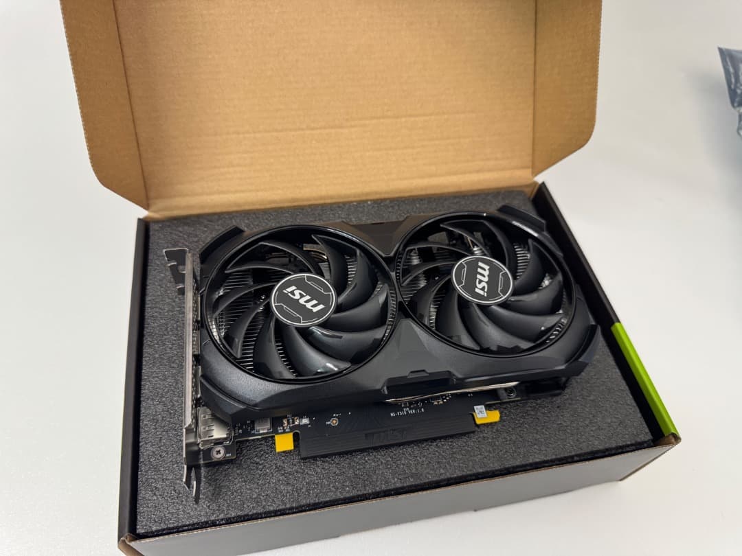 グラフィックボード・グラボ・ビデオカード RTX4060 VENTUS 2X BLACK 8G OC