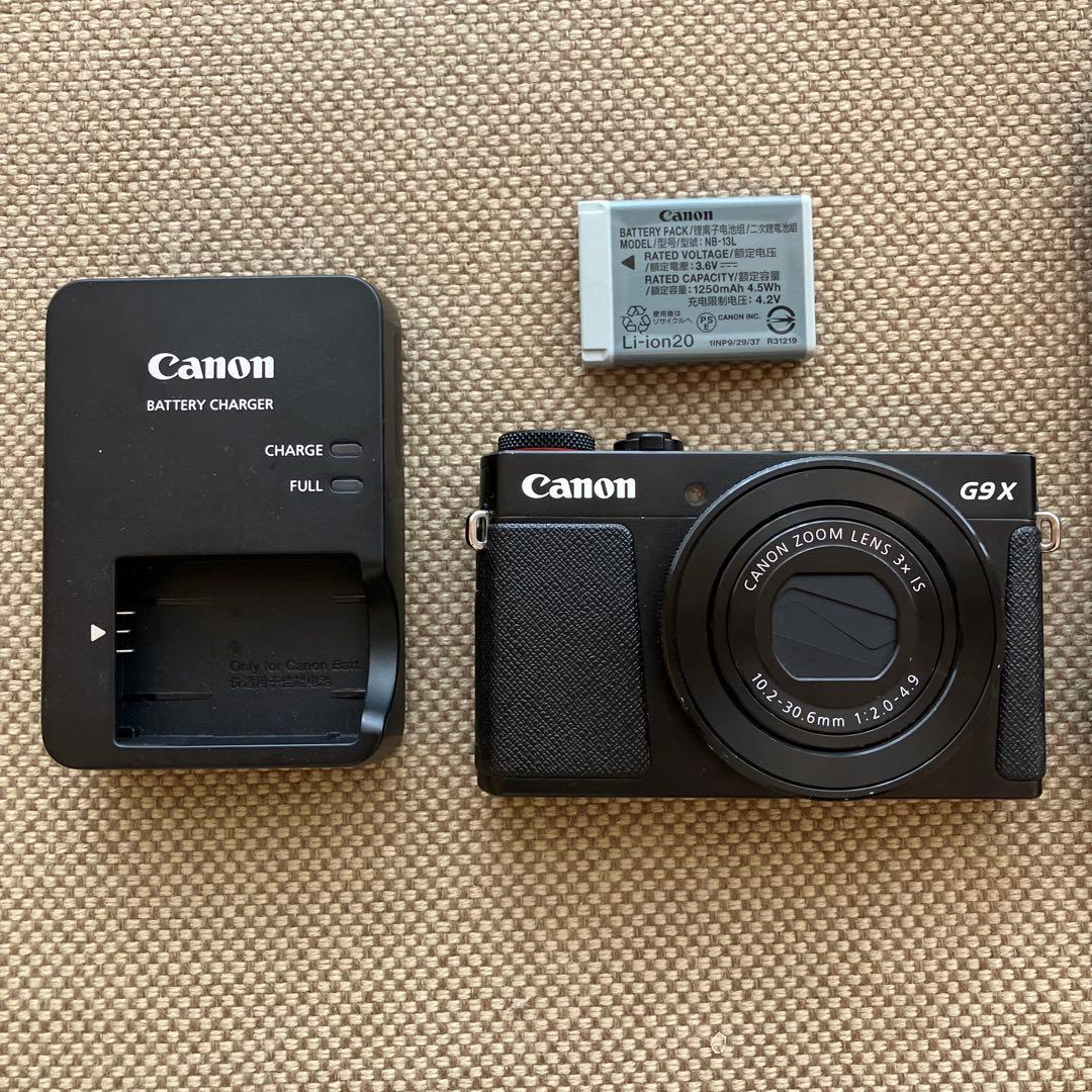 【美品】Canon PowerShot G9 X Mark II ブラック
