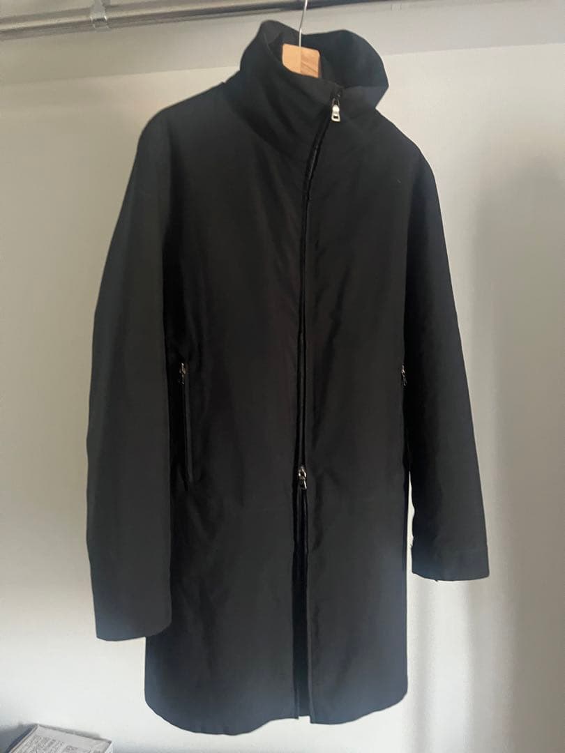 PRADA ロングジャケット 48 取り外しライナー付