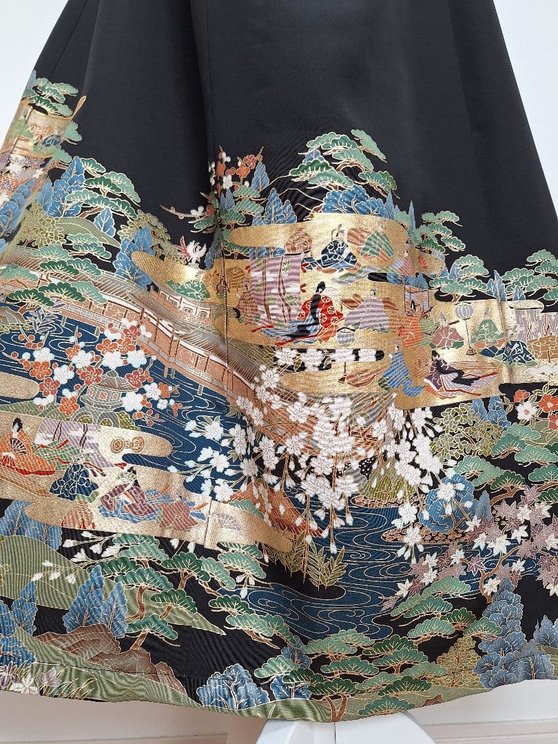 着物リメイクワンピース3679