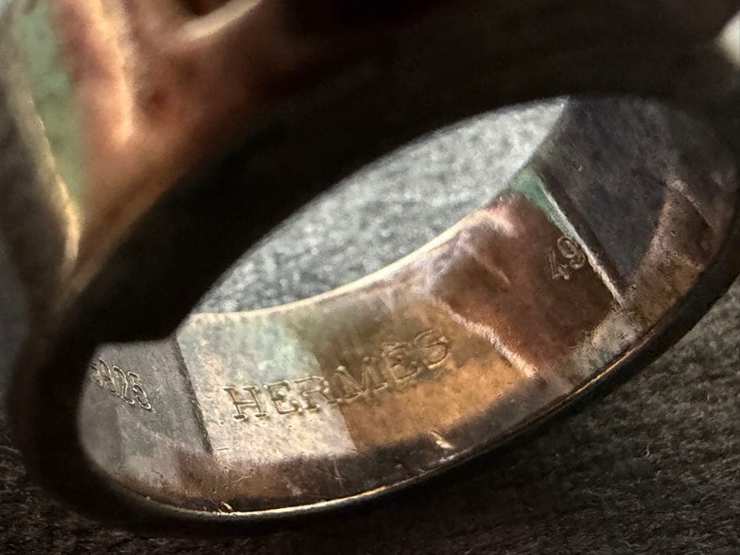 KK/10.12/25 HERMES 指輪　ケリーリング　シルバー #49