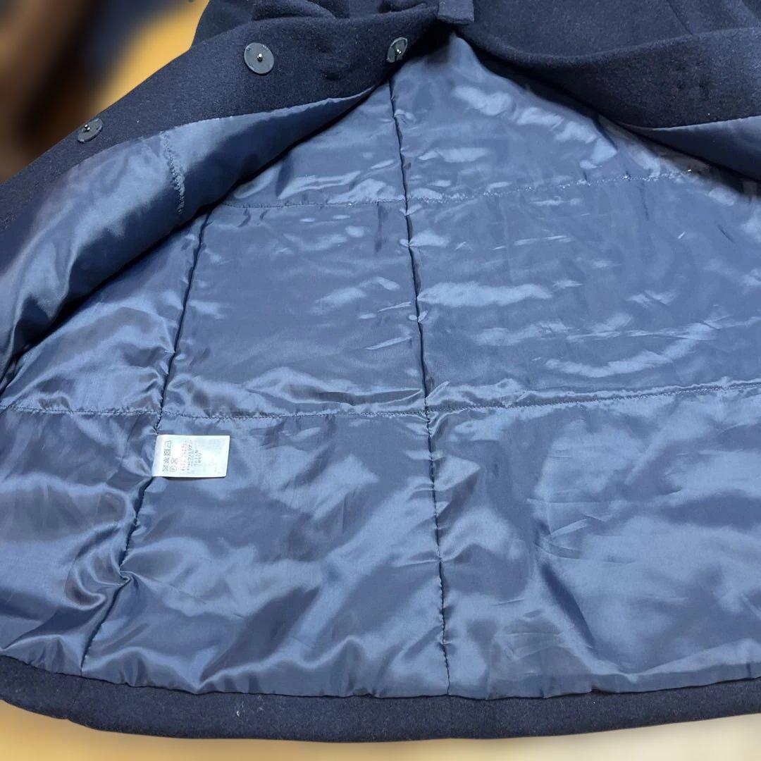 ど*ん様 familiar ネイビー ウールコート 150