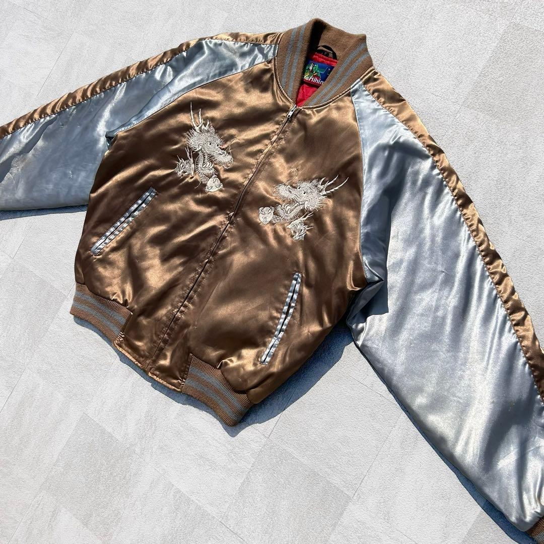 専用！00s 星姫 Hoshihime 和柄 別珍 龍 刺繍 スカジャン