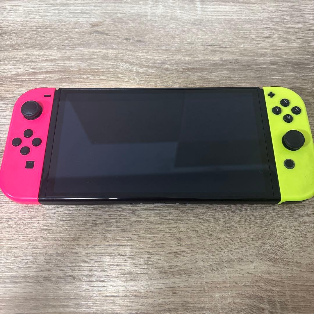 Nintendo Switch ピンク/イエロー本体　有機ELモデル