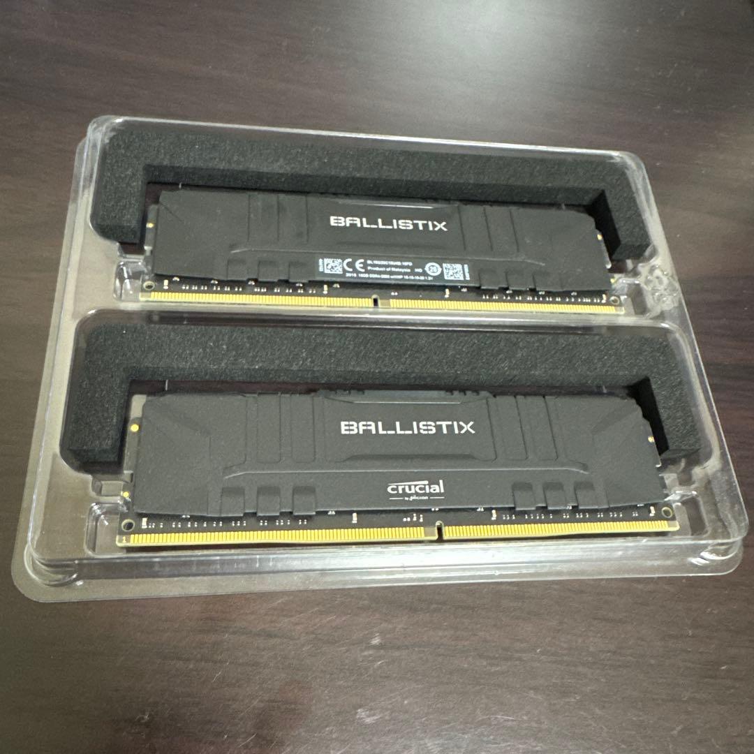 クルーシャル (マイクロン製) デスクトップ用ゲーミングメモリ 16GBX2枚