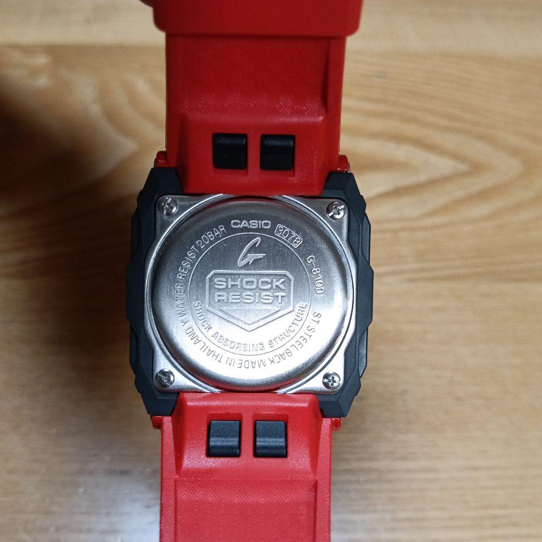 CASIO G-SHOCK G-8100 レッド