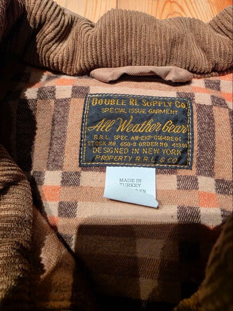 RRLレザーヨーク キルテッド オイルクロス ジャケット