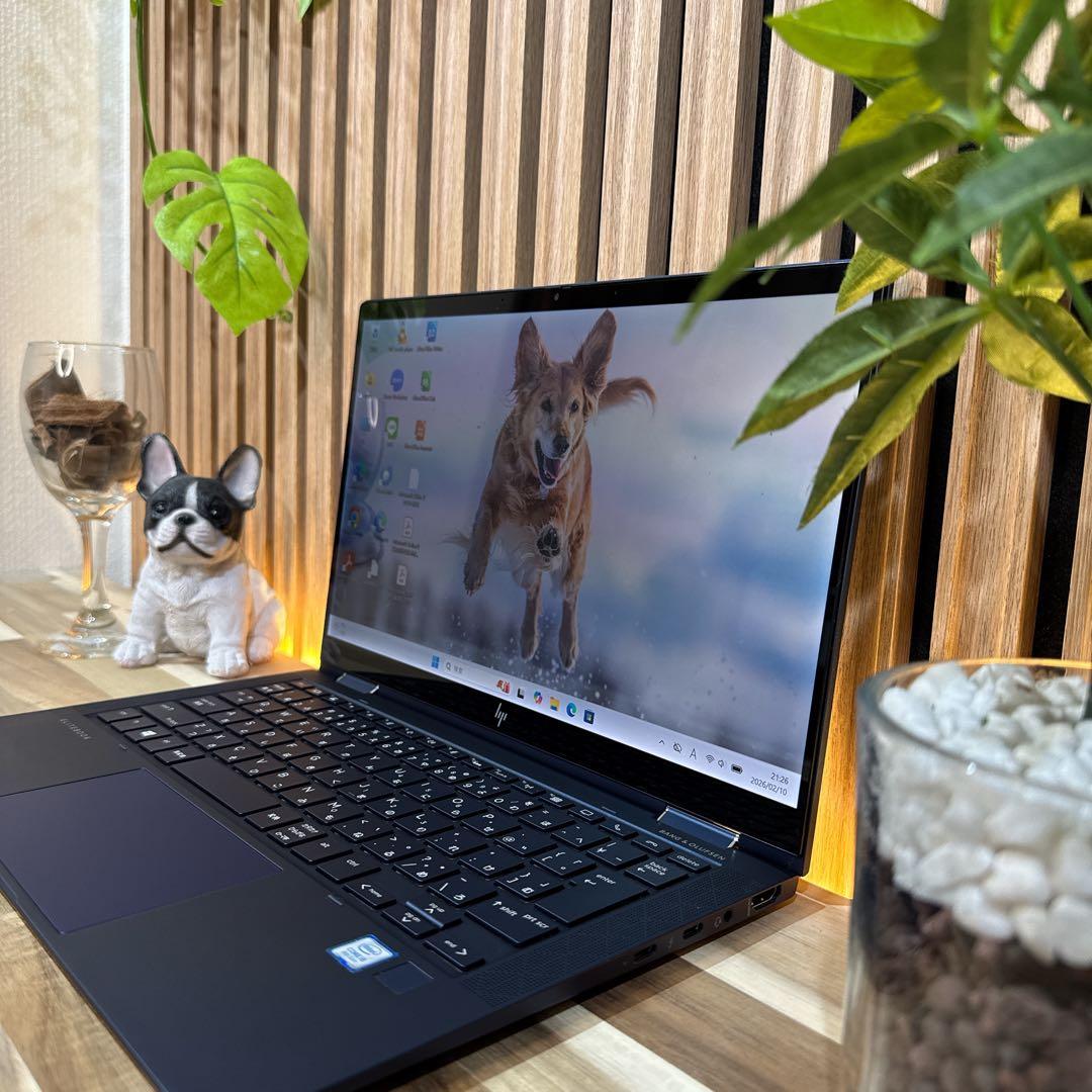 準美品 希少2in1タッチパネル式‼️HP☘LTE☘メモリ16GB☘ノートパソコン