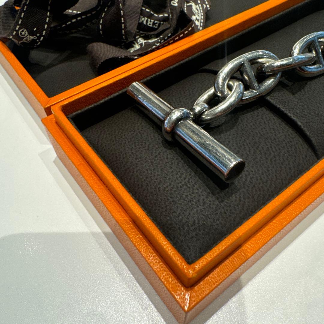 エルメス HERMÈS TGM12コマ　シェーヌダンクル ブレスレット