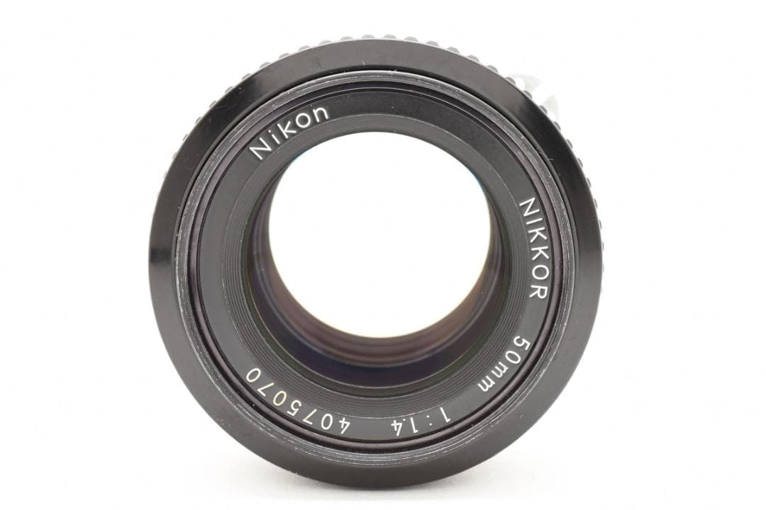美品 NIKON AI NIKKOR 50mm F1.4 MF レンズ　B351
