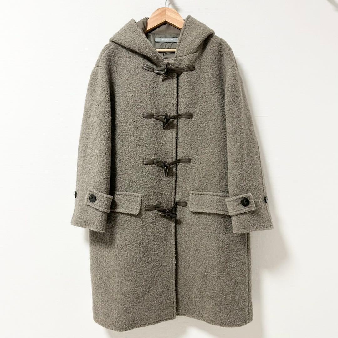 セオリーリュクス　ダッフルコート　BOUCLE/PONDA グレージュ　38