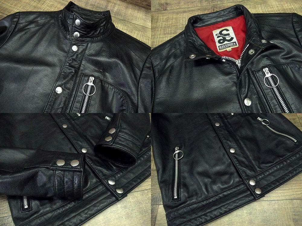 激レア ラリー ザ・マックショウ 着用 レザー ライダース ジャケット 革ジャン
