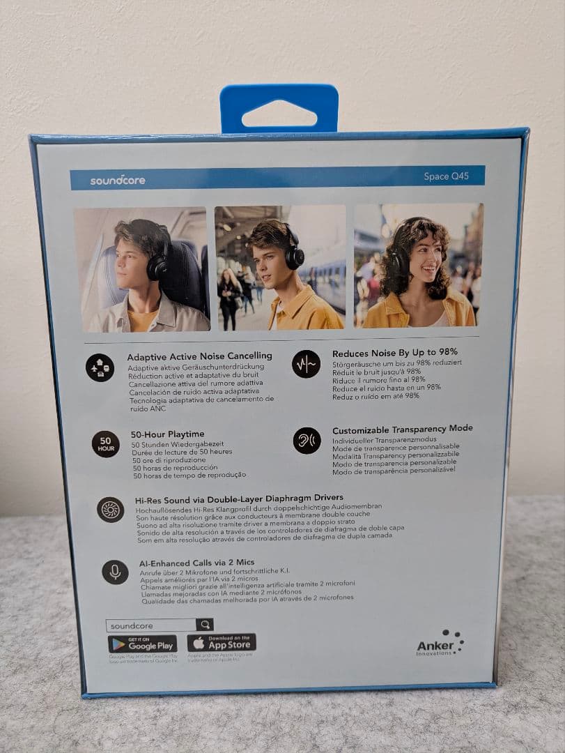 【新品未使用品】Soundcore Space Q45 ワイヤレスヘッドフォン