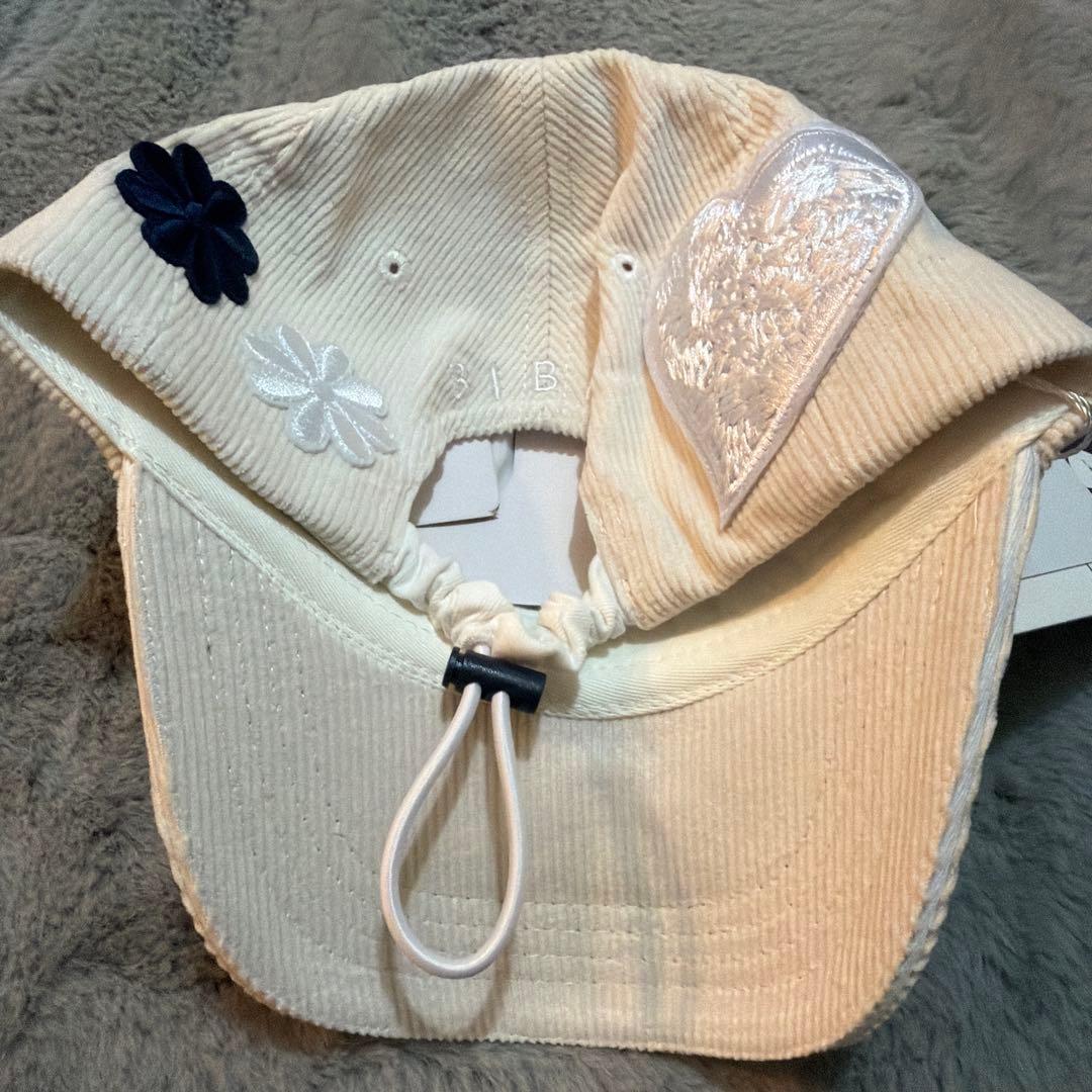 bibiy. B. CLUB CAP 帽子 ivory