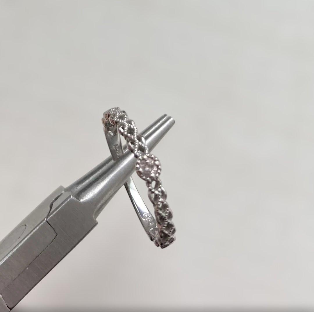 【売約済】天然ピンクダイヤモンド　10K リング