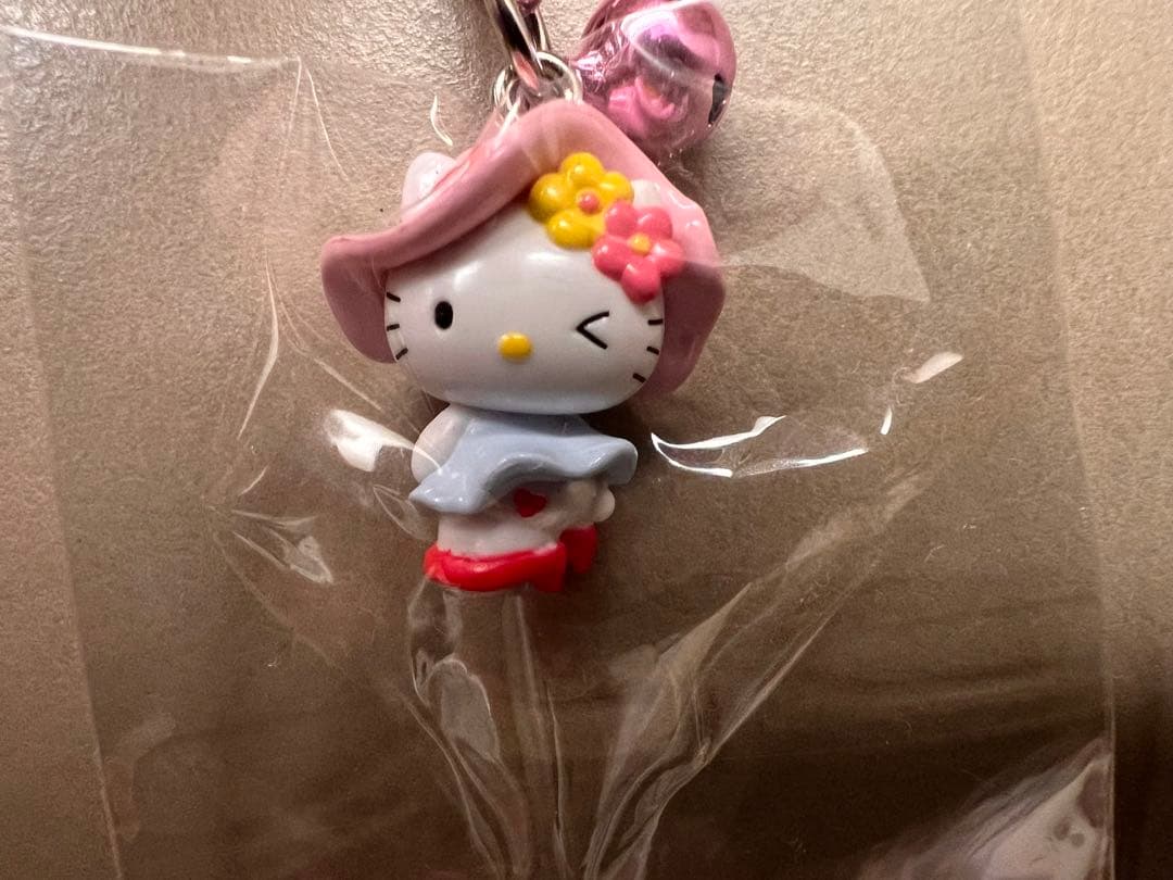 希少【ご当地キティ】東京限定　銀座カンカン娘　根付け　ストラップ