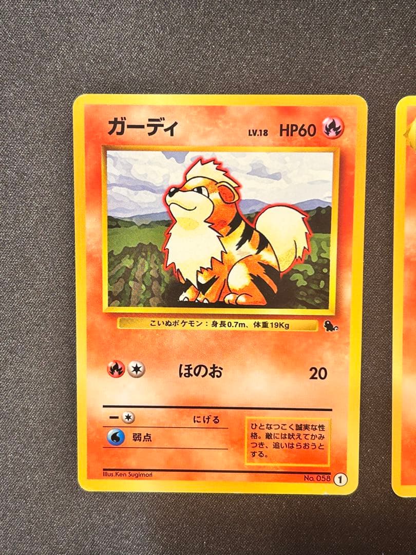 旧裏ウインディ ガーディ No.059 58イントロパック 32 1 26