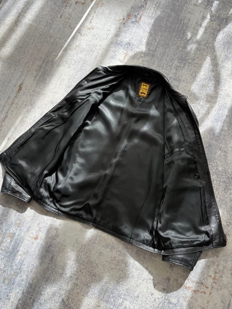 レザージャケット verapelle シングルライダースジャケット　イタリア製