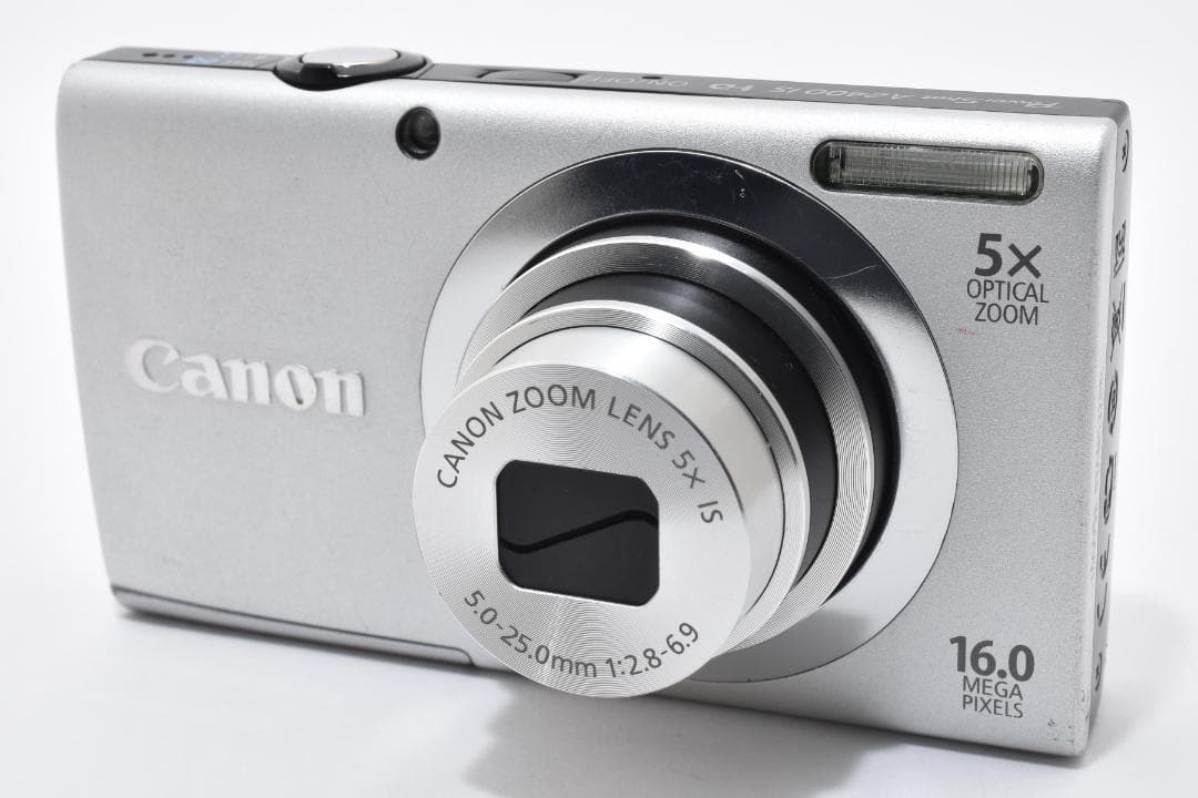 Canon PowerShot A2400 コンパクトデジタルカメラ シルバー