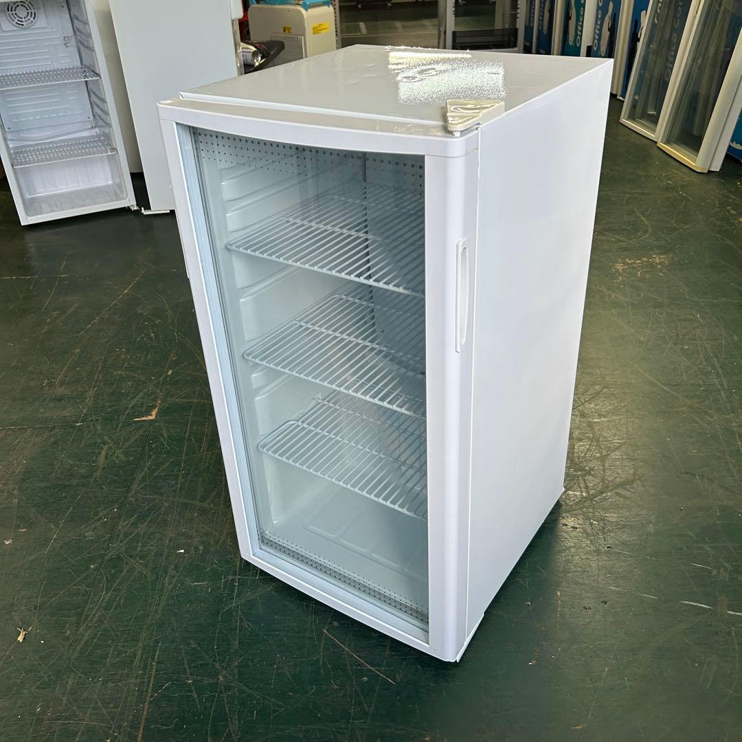 142業務用 冷蔵ショーケース オフィスコンビニ XW-105 左右開き 小型