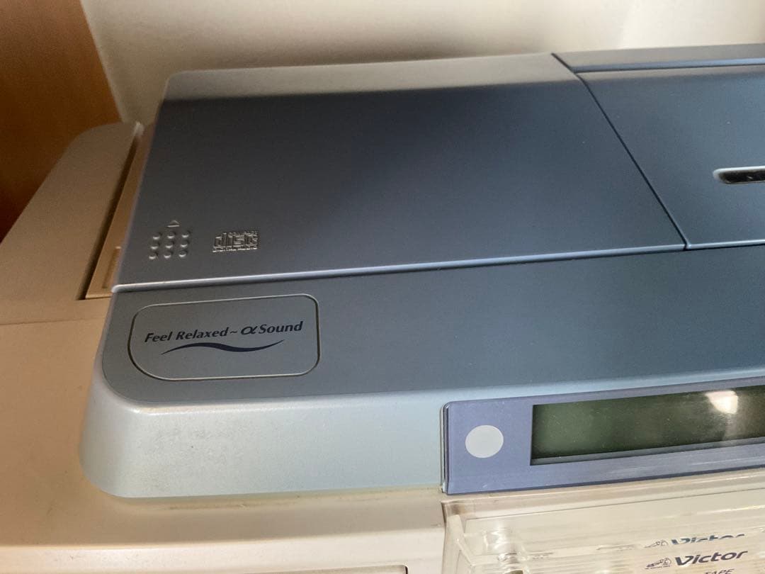 ビクター Victor ICD/MDLPラジカセ RC-Z1MD カラー　白　青