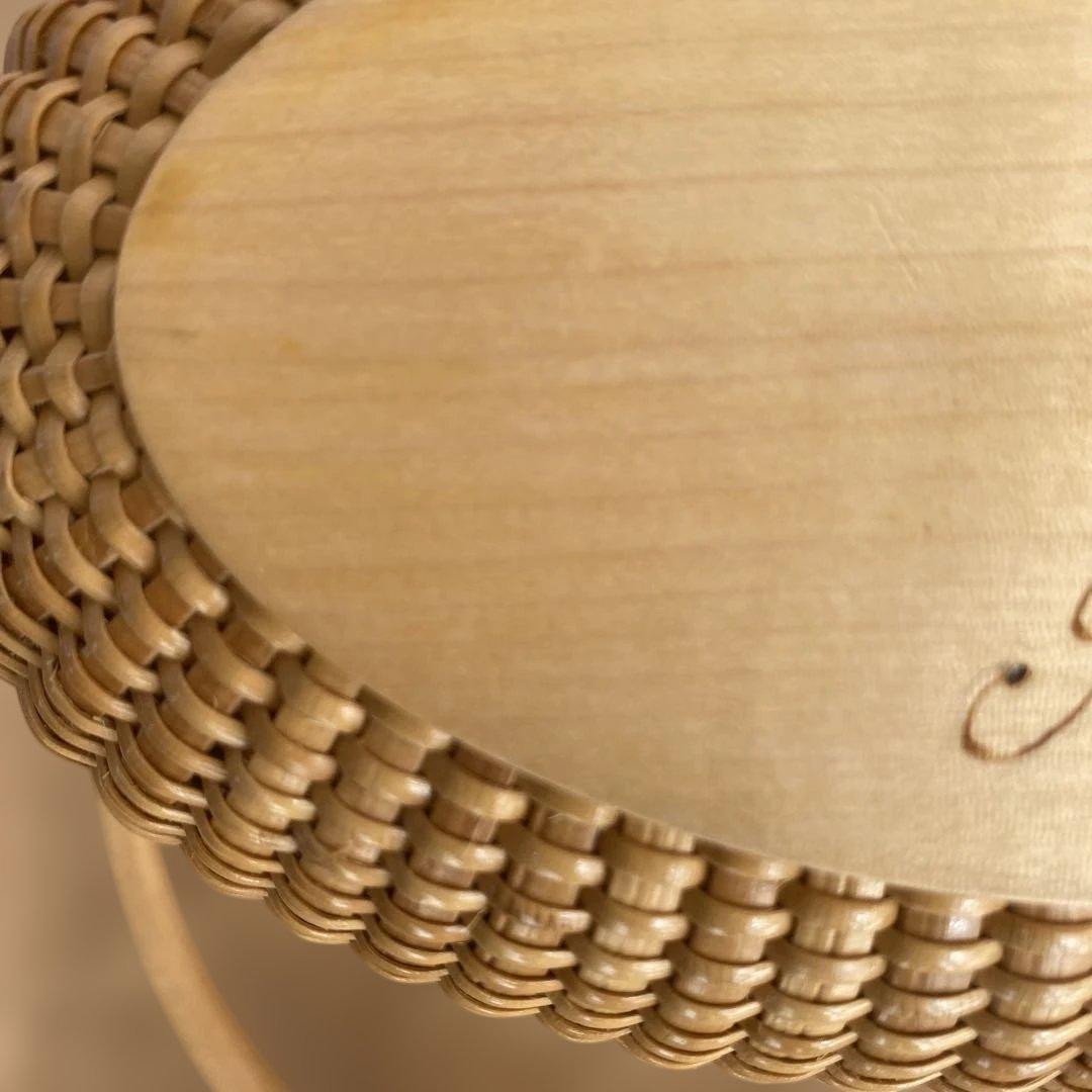 蓋付き　ナンタケットバスケット