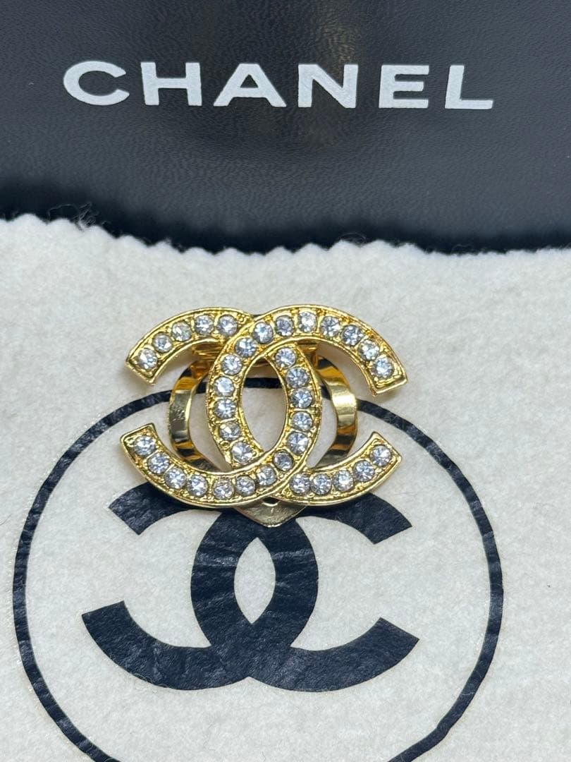 CHANEL シャネル スカーフリング スカーフ留め ゴールド