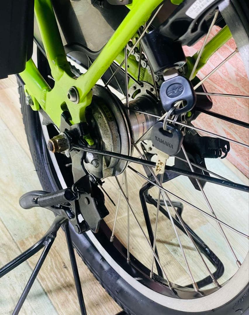 K3227 電動自転車 ヤマハ パスキス 子供乗せ 20インチ 送料無料