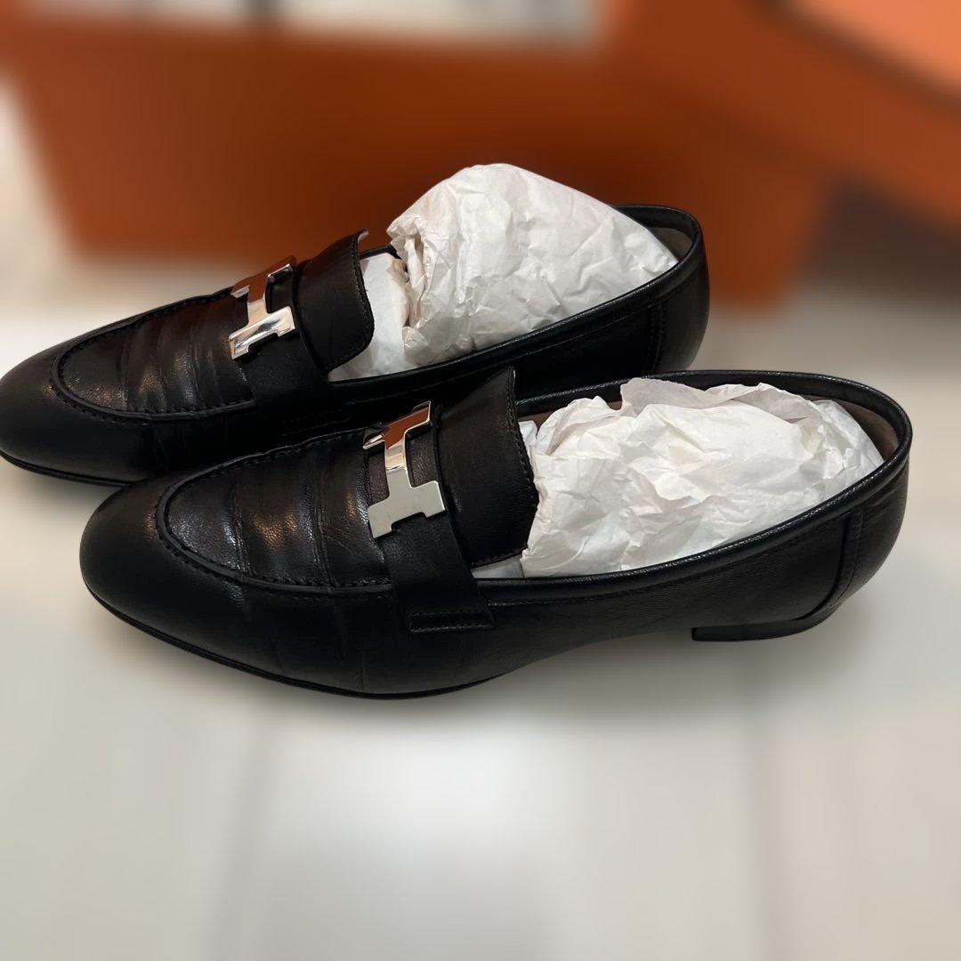 エルメス モカシンパリ保存袋・箱付き