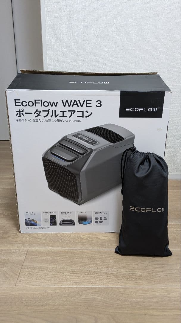 EcoFlow エコフロー WAVE 3 ポータブルエアコン 窓シート付き