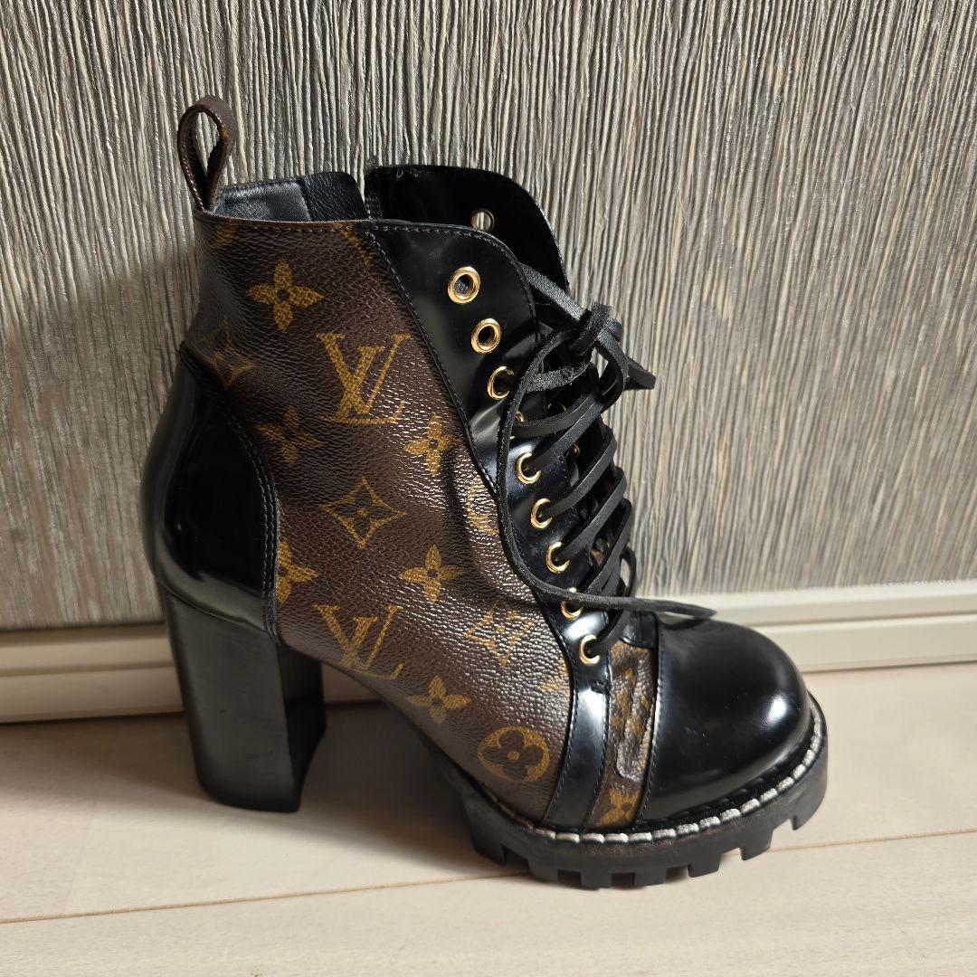 【鑑定済・正規品】ルイヴィトン モノグラム ブーツ 36.5（約23.5cm）