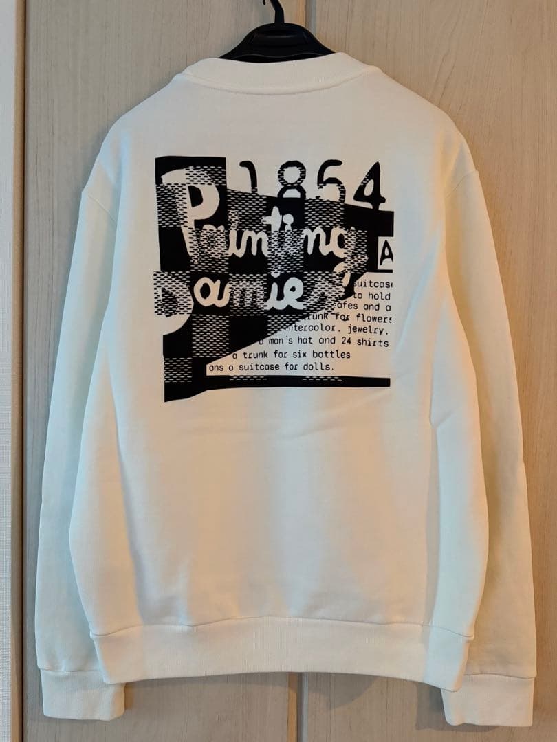 LOUISVUITTON ルイヴィトン シグネイチャー トレーナー　白　L