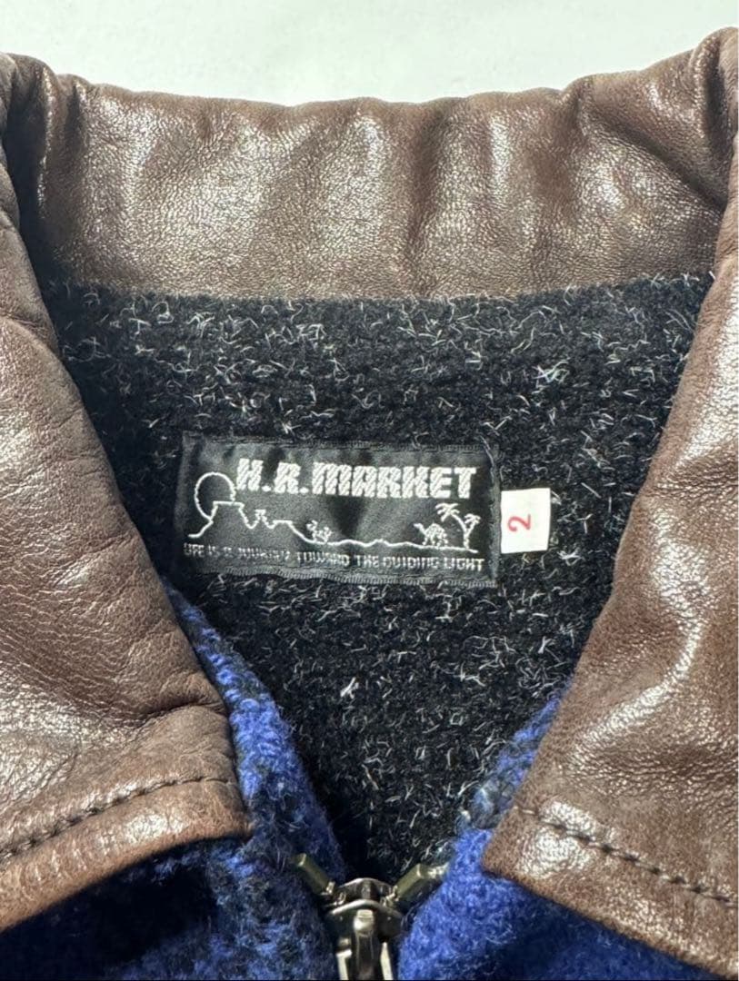 【美品】ハリウッドランチマーケット バッファローチェック CPOジャケット　2