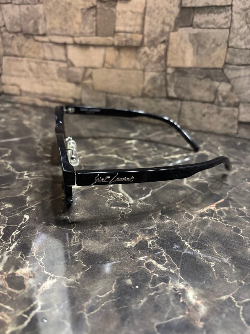 正規品 イヴサンローラン YSL サングラス 眼鏡 フレーム 黒 ウェリントン